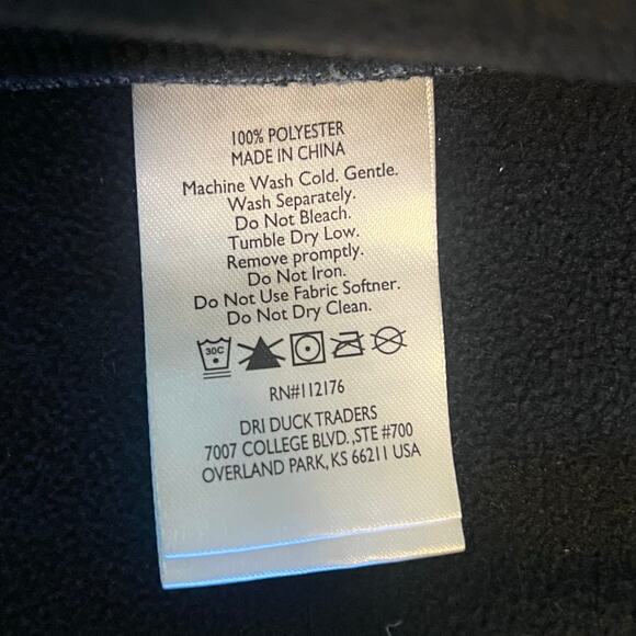 Dri-Duck Men's Atlas Jacket Windproof Water-Resistant Fleece Windbreaker Large - Picture 11 of 11